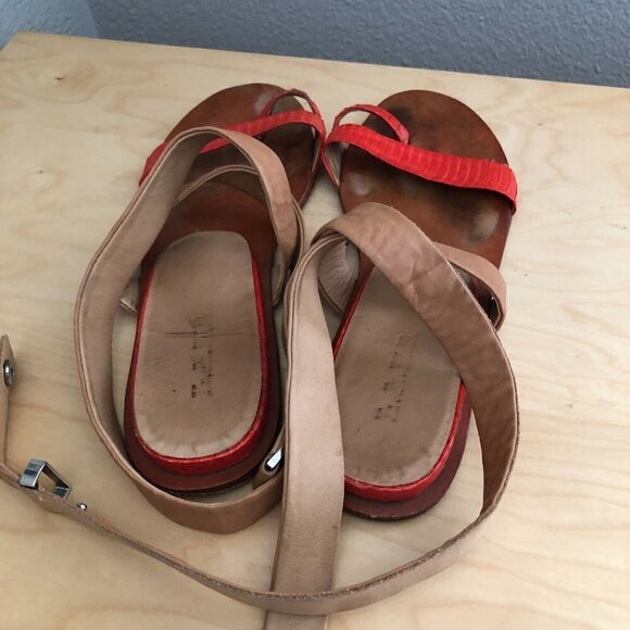 L.A.M.B. Myra Ankle Wrap Sandals - Picture 4 of 9